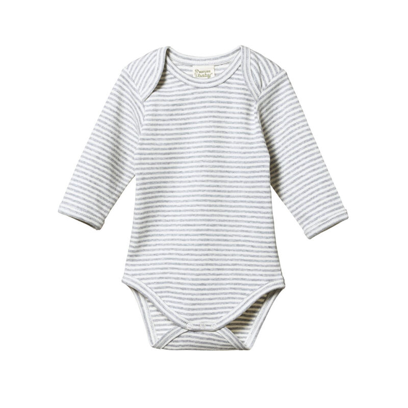 Nature Baby Organic Cotton L/S Bodysuit image number 0